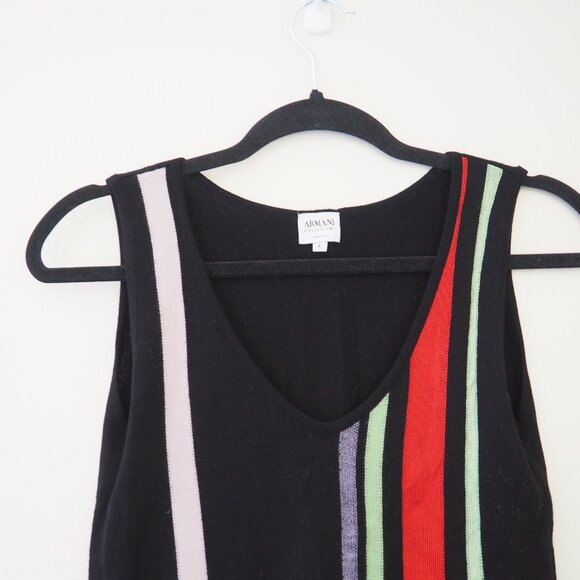 Armani Collezioni Knit Colorblock Tank Top sz 4 - Picture 2 of 7